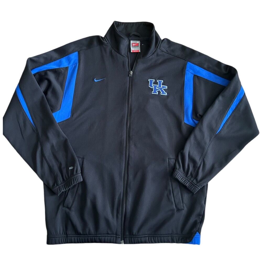 Nike Team University of Kentucky Wildcats Full Zip Jacket Men's M Black UK